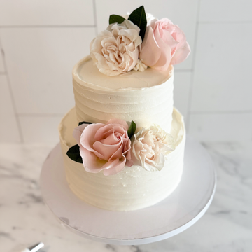Ribbed Pink Cake