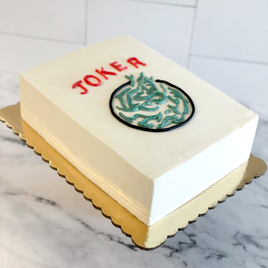 Mahjong Joker Sheet Cake