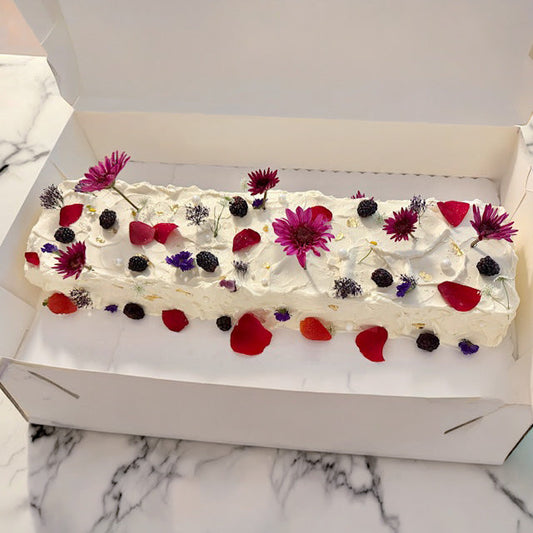 French Rustic Slab Cake